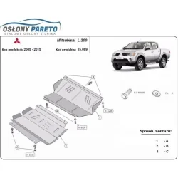 Stalowa osłona silnika Mitsubishi L200 (2005-2015)